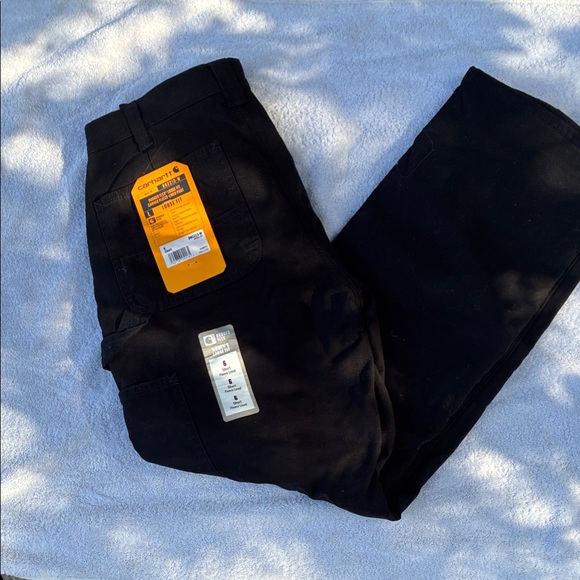 Carhartt Women's Black Straight Leg Pants - Picture 1 of 4